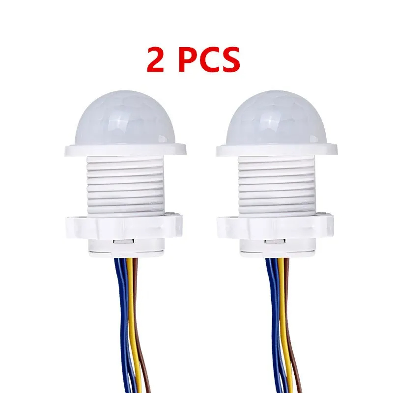 Outdoor Lighting With Motion Sensor - AC110-240V 自動センサーライトスイッチ LED PIR 赤外線モーションセンサー検出ミニ LED