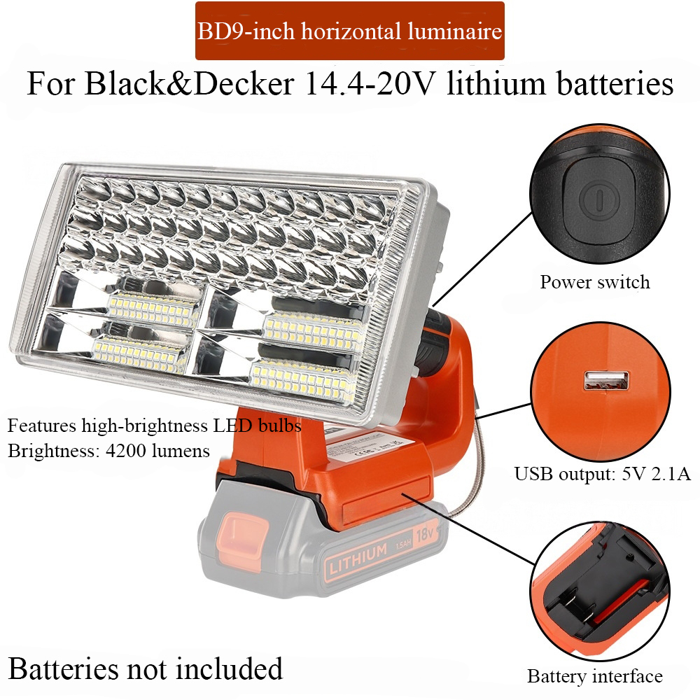 Outdoor Lighting Milwaukee - 40W コードレストーチ アウトドア キャンプライト LED ワークライト