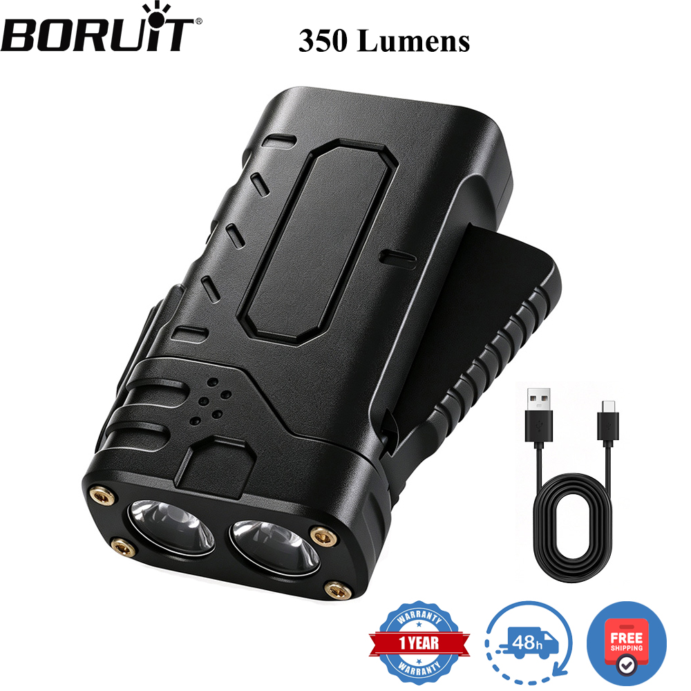 Outdoor Lighting Guide - BORUIiT ハンドクランク EDC LED フラッシュライト Type-C