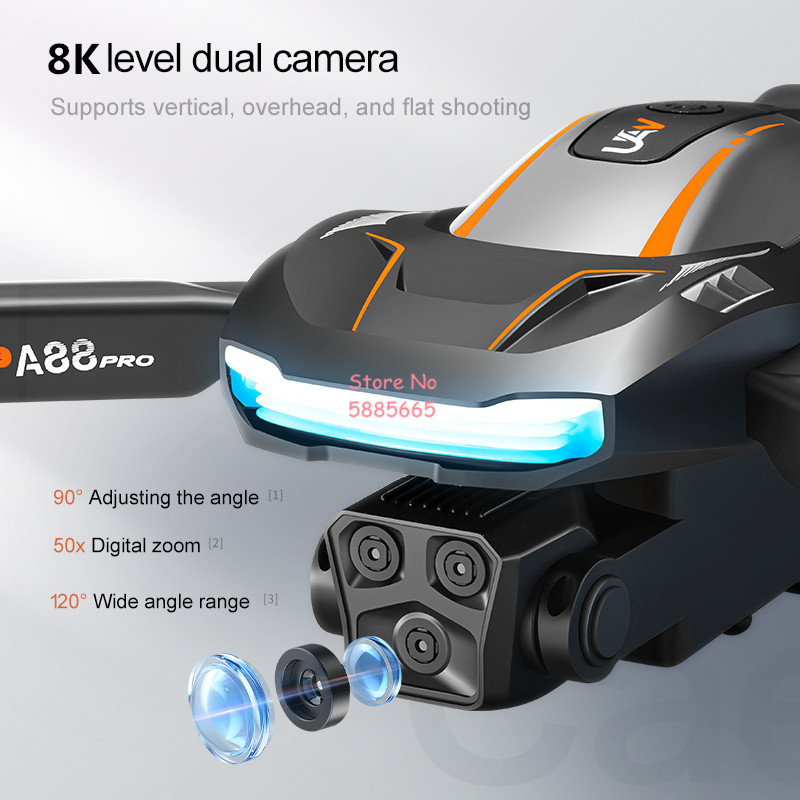 8K航空写真撮影 オプティカルフローポジショニング FPV  - Outdoor Lighting Battery Operated のレビューと価格