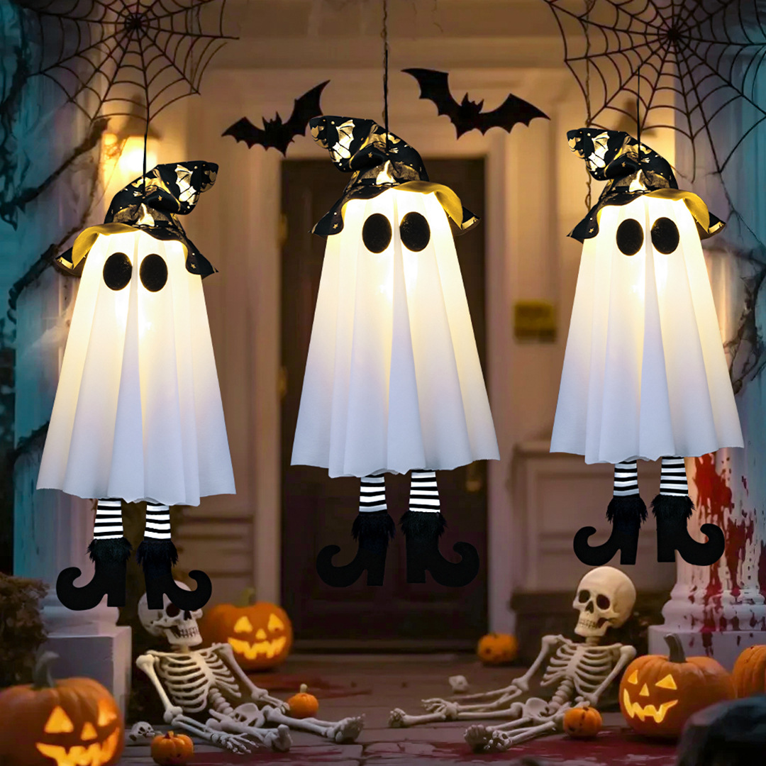 1/3 個ハロウィン LED ライトアップ魔女ゴーストぶら下 - Outdoor Lighting On House のレビューと価格