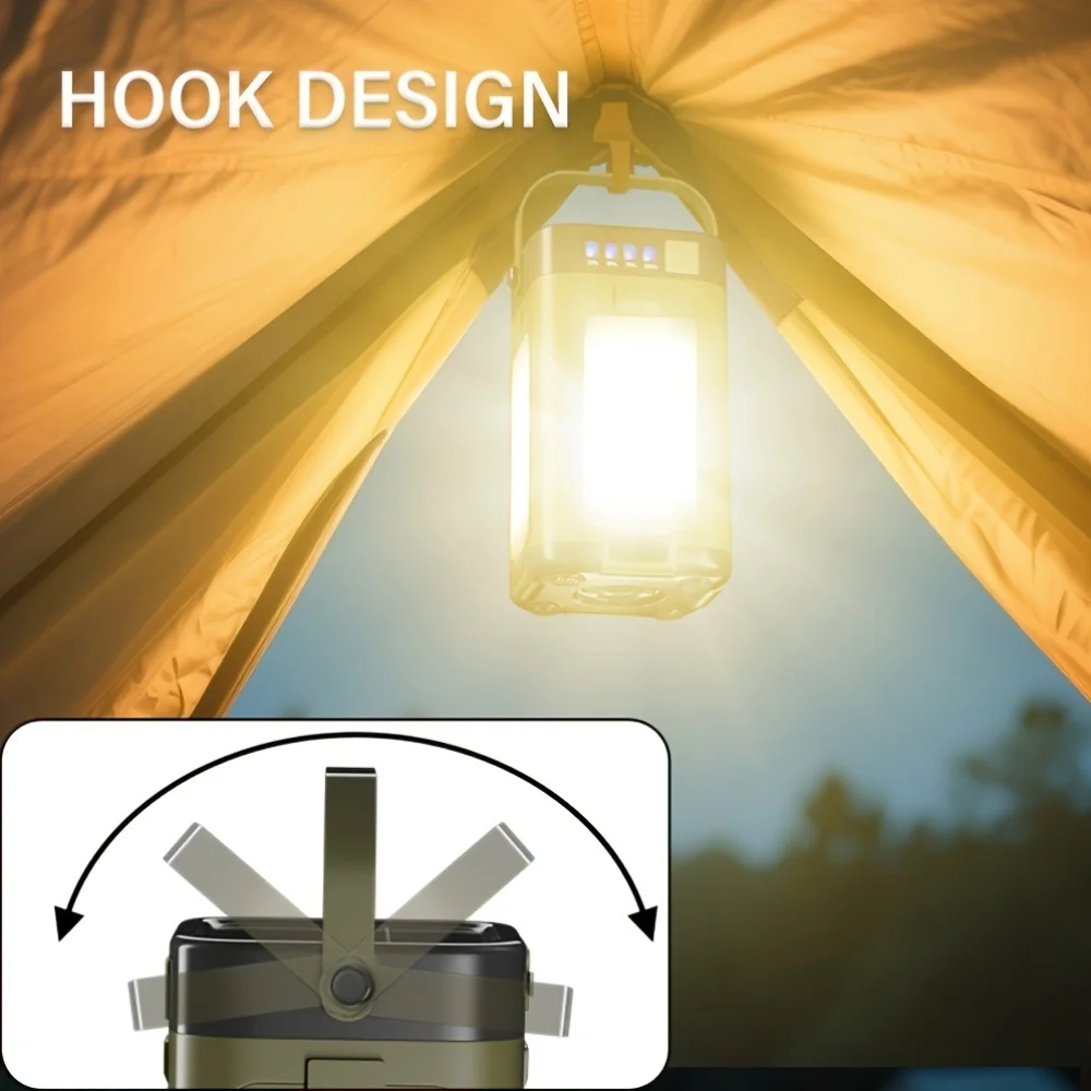 ソーラー充電式折りたたみ式2000mAhパワーバンク付き屋外 - Outdoor Lighting Lamps のレビューと価格