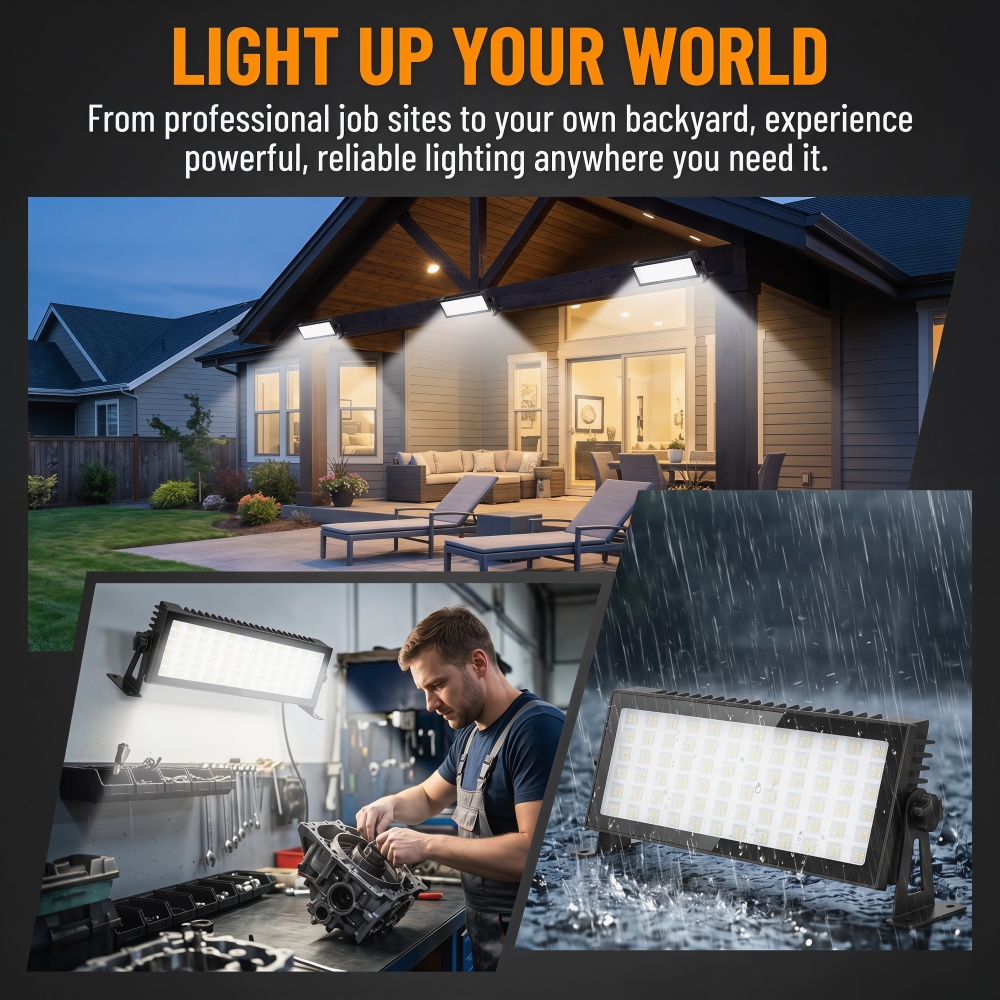 LEDショップライト、144W 12000LM 6000K  - Outdoor Lighting No Outlet のレビューと価格