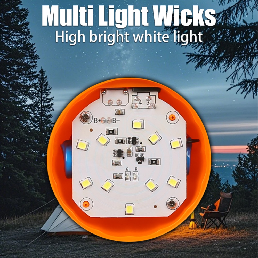 ポータブルミニキャンプランプ 4つの照明モード フック付き  - Outdoor Lighting Lamps のレビューと価格
