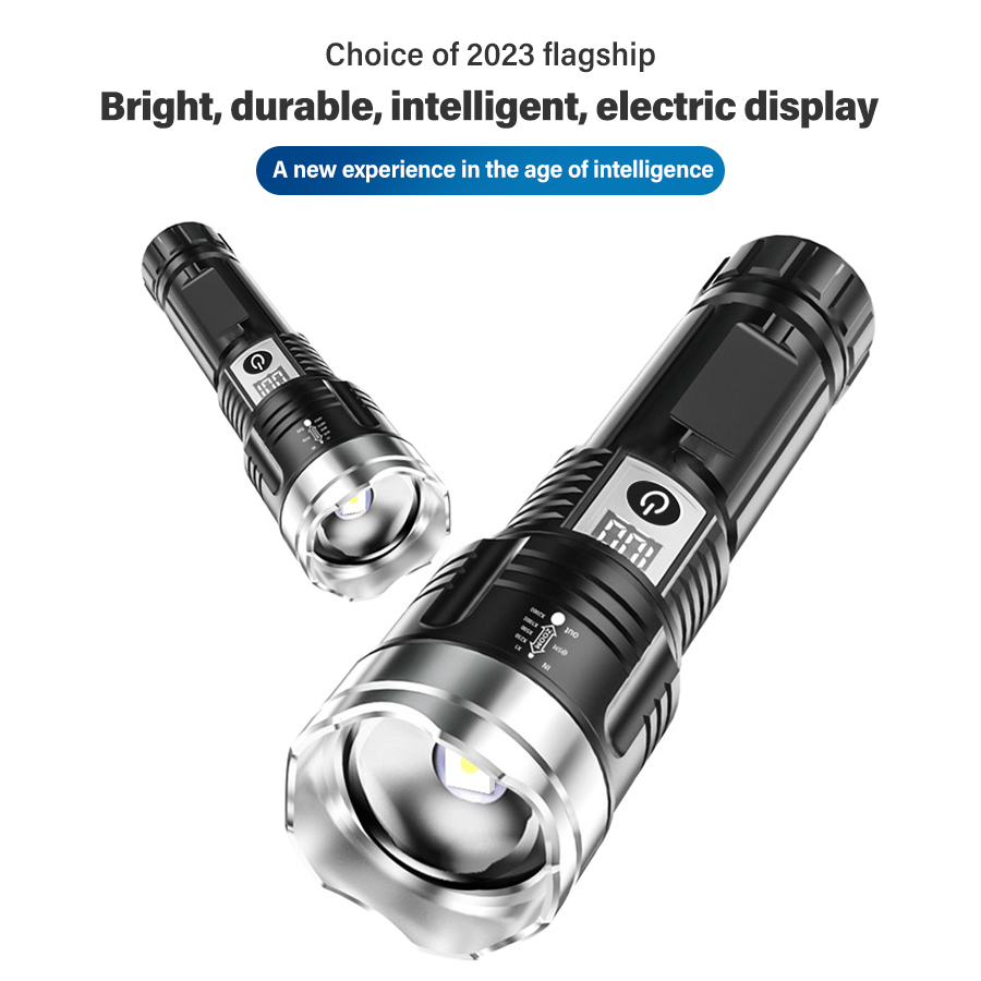 ハイパワー 200000LM LED 懐中電灯内蔵バッテリー - Outdoor Lighting Battery Powered のレビューと価格