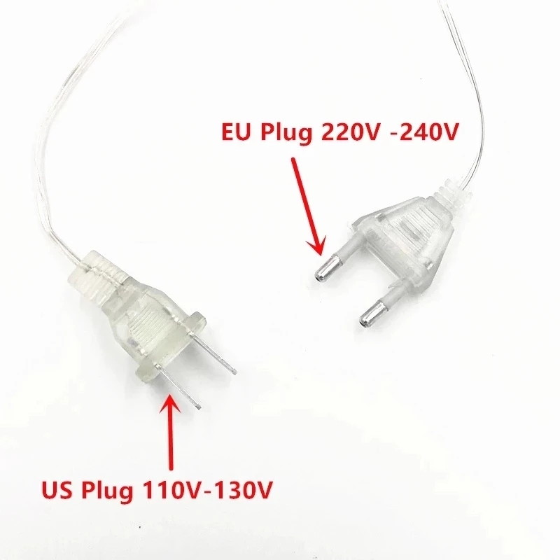 110V 220V 10M 100 LEDストリングガーラン - Outdoor Lighting On House のレビューと価格