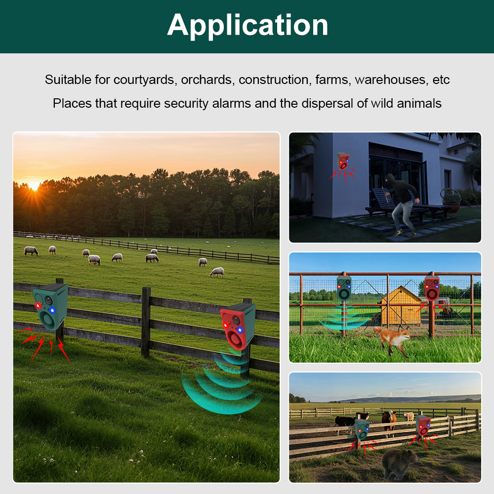 ソーラーモーションセンサー動物撃退器赤外線誘導抗イノシシ犬撃 - Outdoor Lighting With Motion Sensor のレビューと価格
