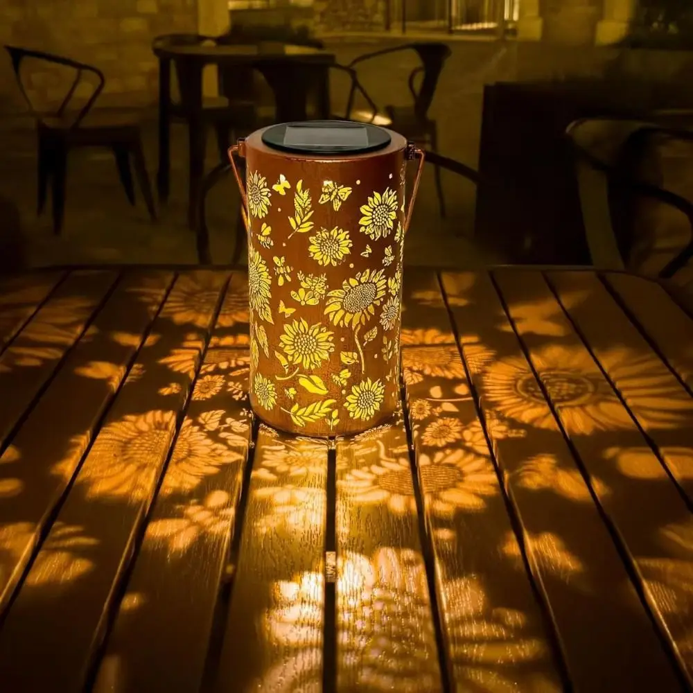 ひまわりライトとシャドウライト防水屋外ライトソーラーパワーで - Outdoor Lighting Traditional のレビューと価格