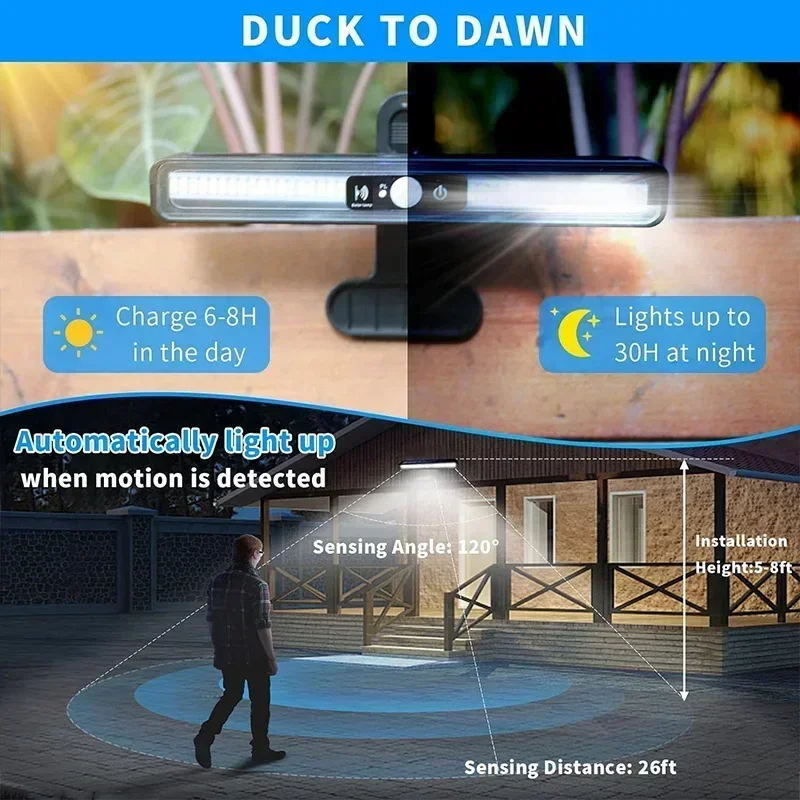 クリップ式ソーラーモーションライト屋外防水、36個のLEDを - Outdoor Lighting Portable のレビューと価格