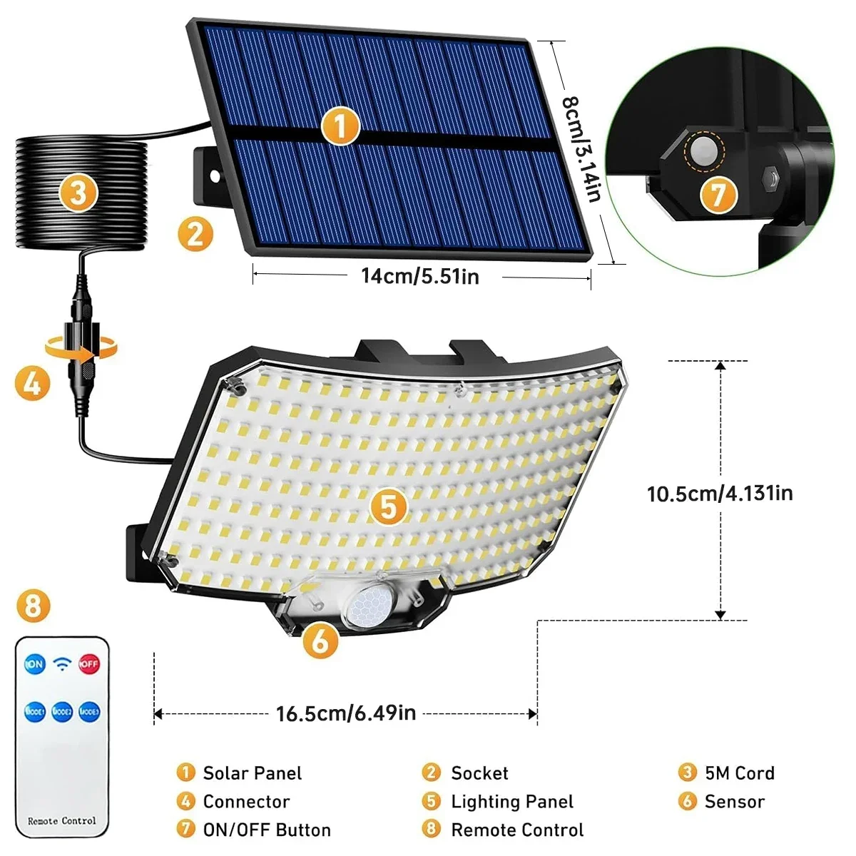 234LED ソーラー屋外ライト モーションセンサー 超高輝 - Outdoor Lighting Lamps のレビューと価格