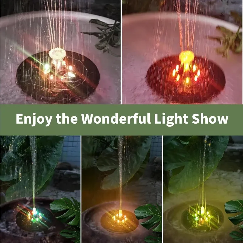 回転式ソーラーLED噴水,3W, 6ノズル,屋外ウォーターポ - Outdoor Lighting Traditional のレビューと価格