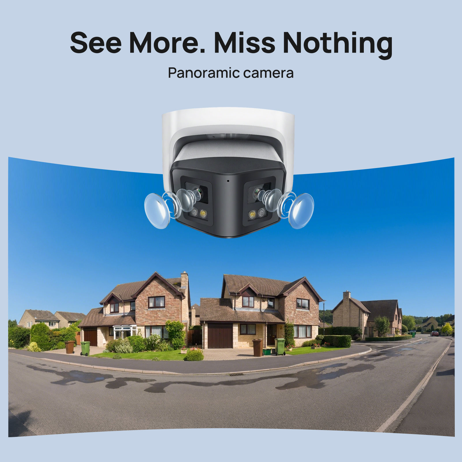 Vikylin 4MP パノラマスマートデュアルライト IP - Outdoor Lighting Mains Powered のレビューと価格