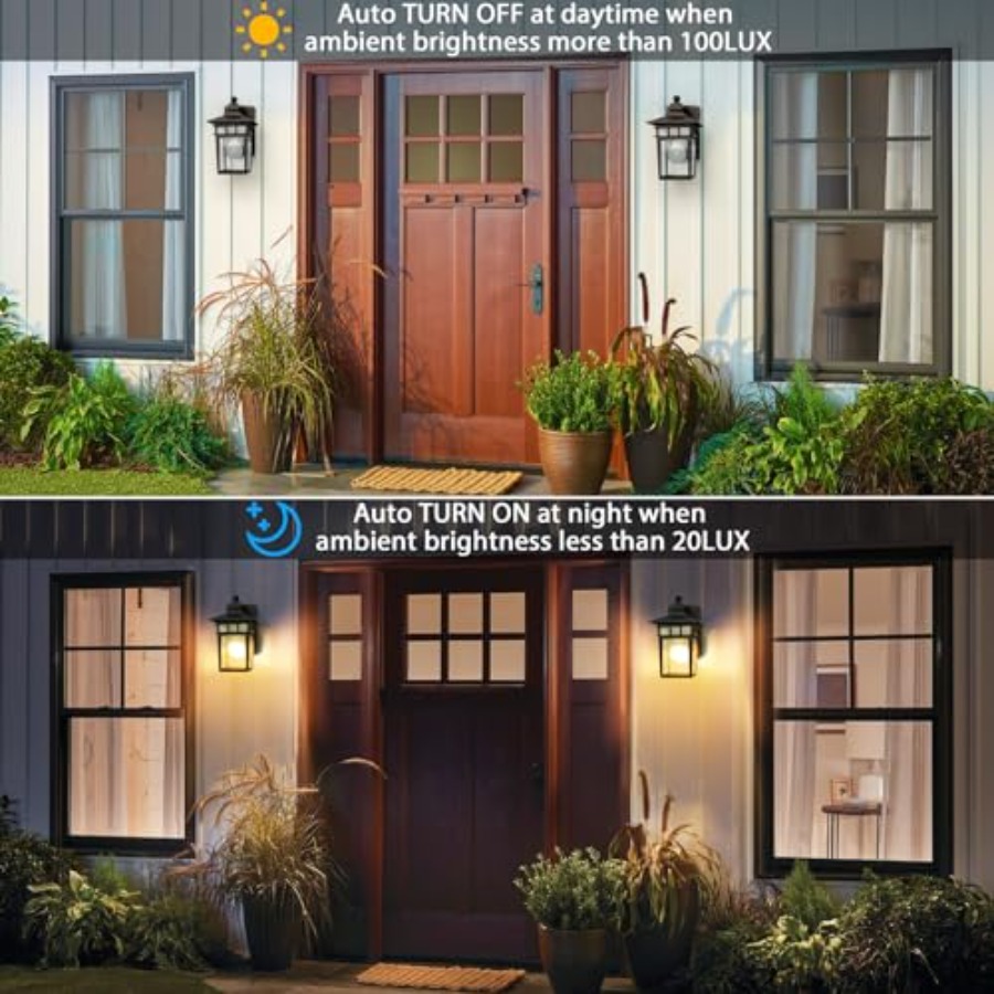 GFCIコンセント付き屋外照明、夕暮れから夜明けまで点灯する - Outdoor Lighting No Outlet のレビューと価格