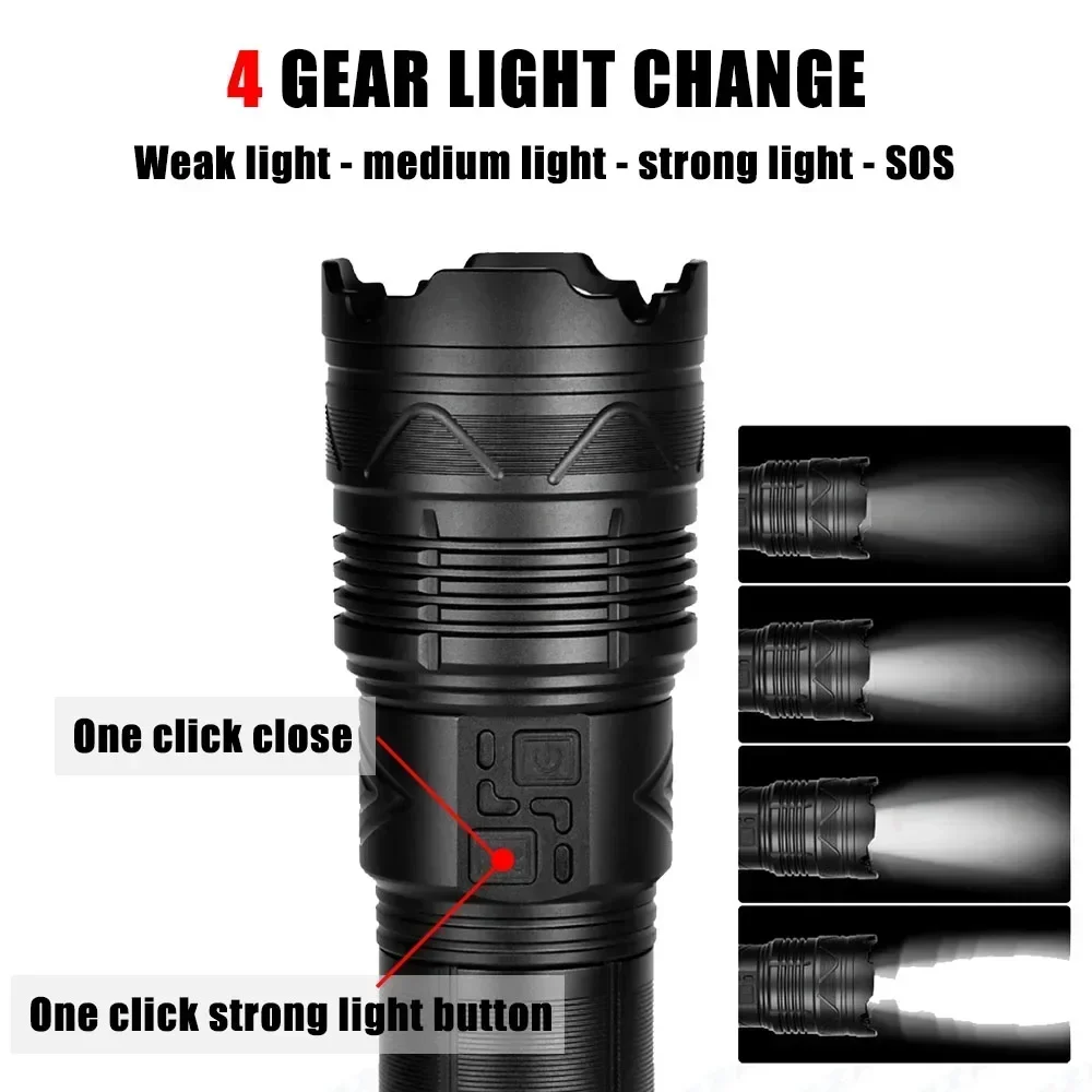 99000000LM 超高輝度 LED 懐中電灯 100W  - Outdoor Lighting Guide のレビューと価格