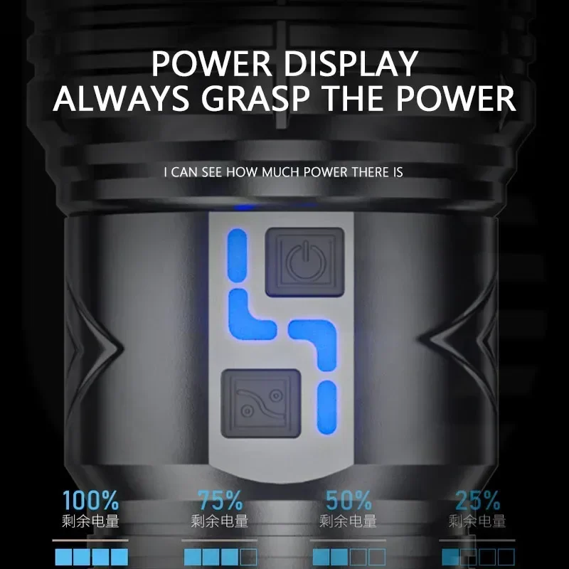 99000000LM 超高輝度 LED 懐中電灯 100W  - Outdoor Lighting Guide のレビューと価格