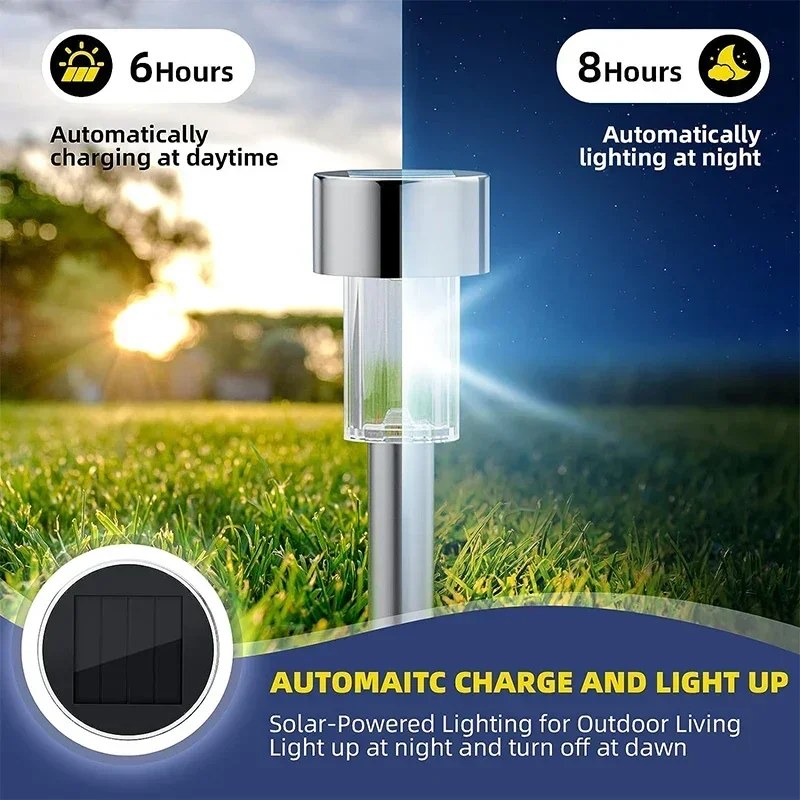 ソーラー屋外ライトガーデンランプ太陽光発電防水風景パス屋外庭 - Outdoor Lighting Traditional のレビューと価格