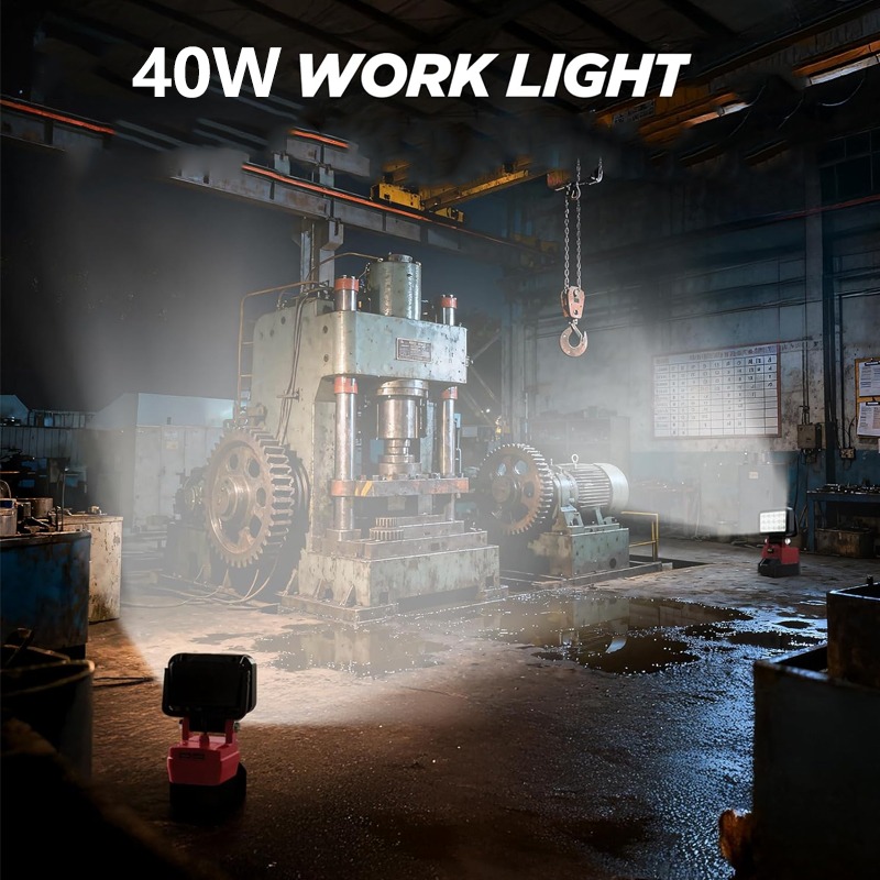 6000ルーメンLED作業灯 デウォルト/マキタ/ミルウォー - Outdoor Lighting Milwaukee のレビューと価格