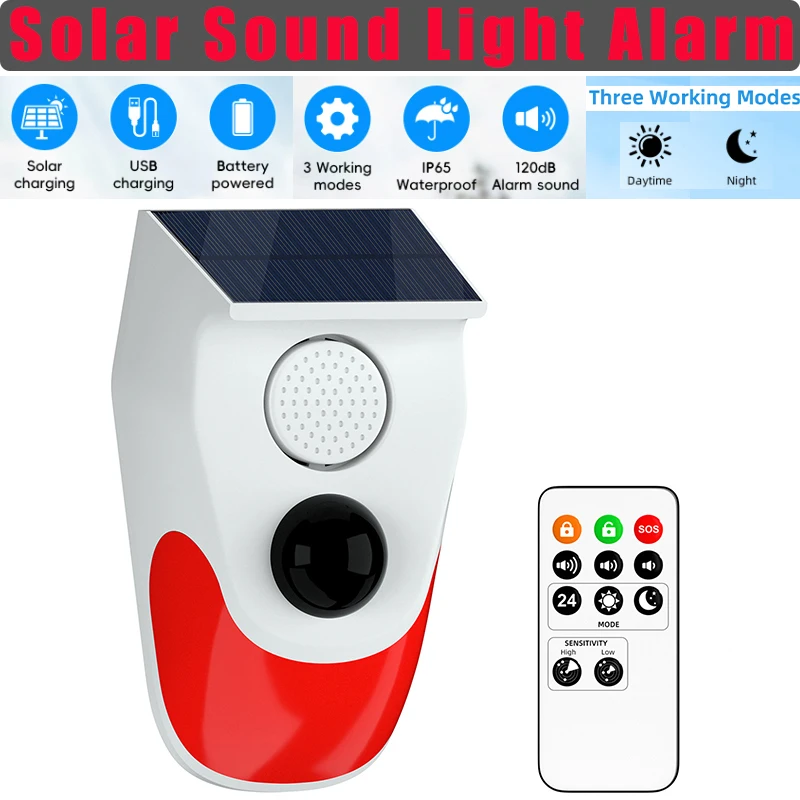 ソーラー式音声ライトアラーム、ワイヤレスPIRモーションセン - Outdoor Lighting With Motion Sensor のレビューと価格