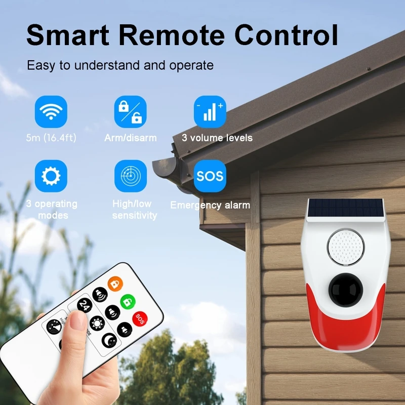 ソーラー式音声ライトアラーム、ワイヤレスPIRモーションセン - Outdoor Lighting With Motion Sensor のレビューと価格