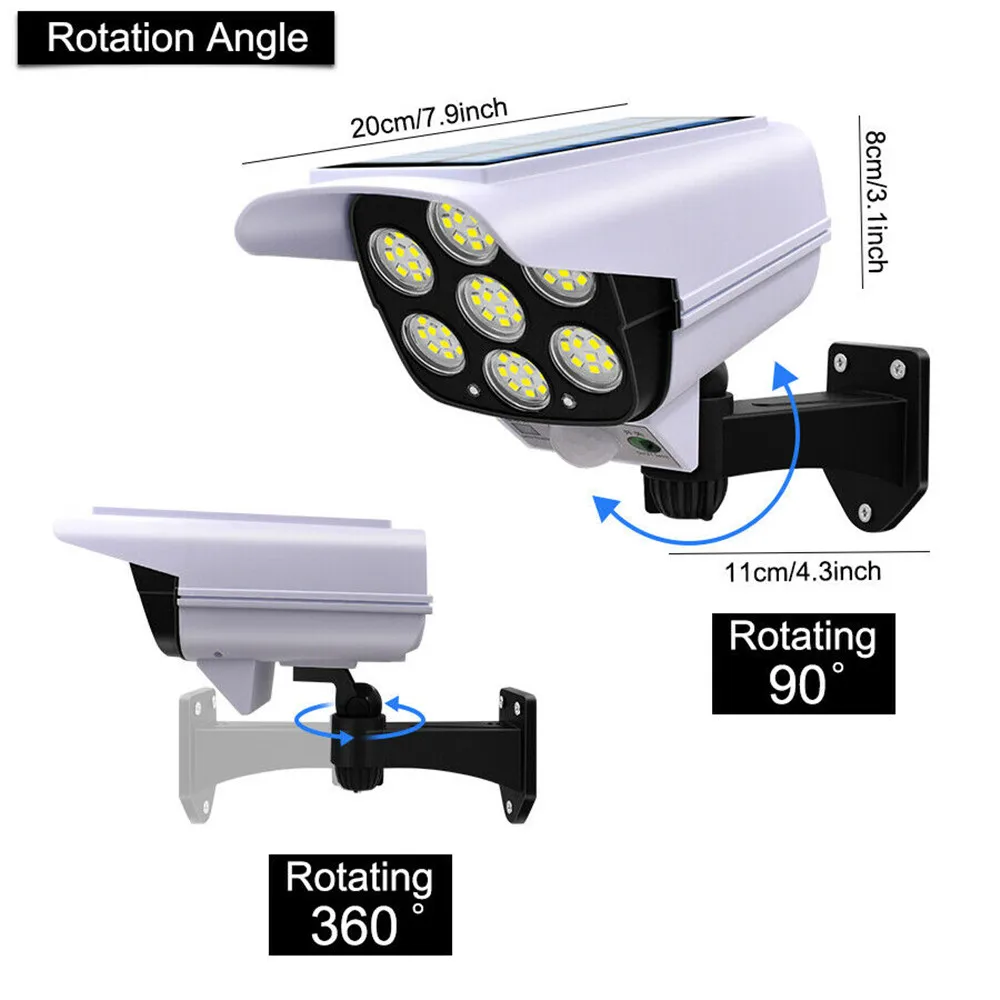 屋外ソーラーライトモーションセンサーセキュリティダミーカメラ - Outdoor Lighting Traditional のレビューと価格