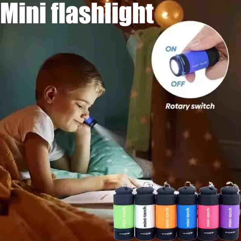 USB 充電式キャンプミニ懐中電灯強力な光ポケットキーホルダ - Outdoor Lighting Replacement Bulbs のレビューと価格