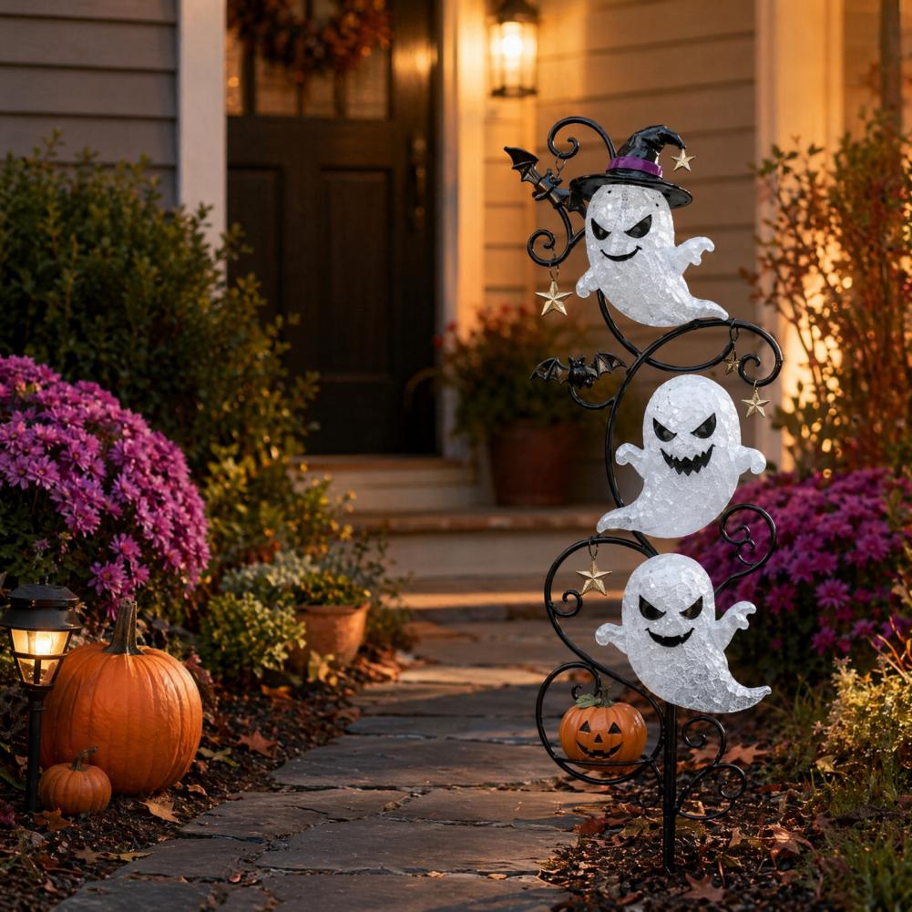 ハロウィン防水LEDグラウンドランプ、不気味な休日の芝生や歩 - Outdoor Lighting In Ground のレビューと価格