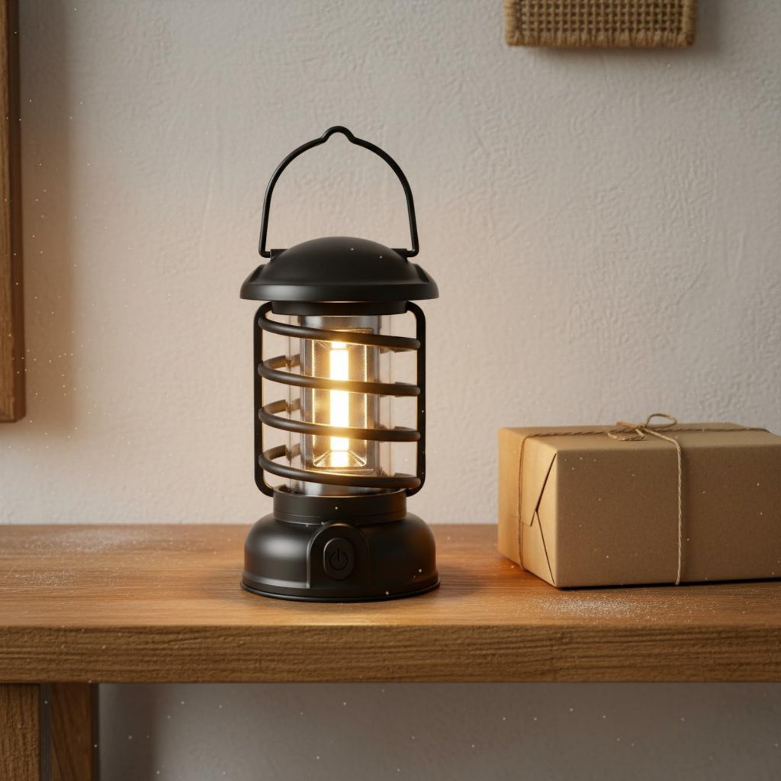 レトロキャンプランタン双方向電源ヴィンテージデザイン発光コン - Outdoor Lighting Battery Powered のレビューと価格