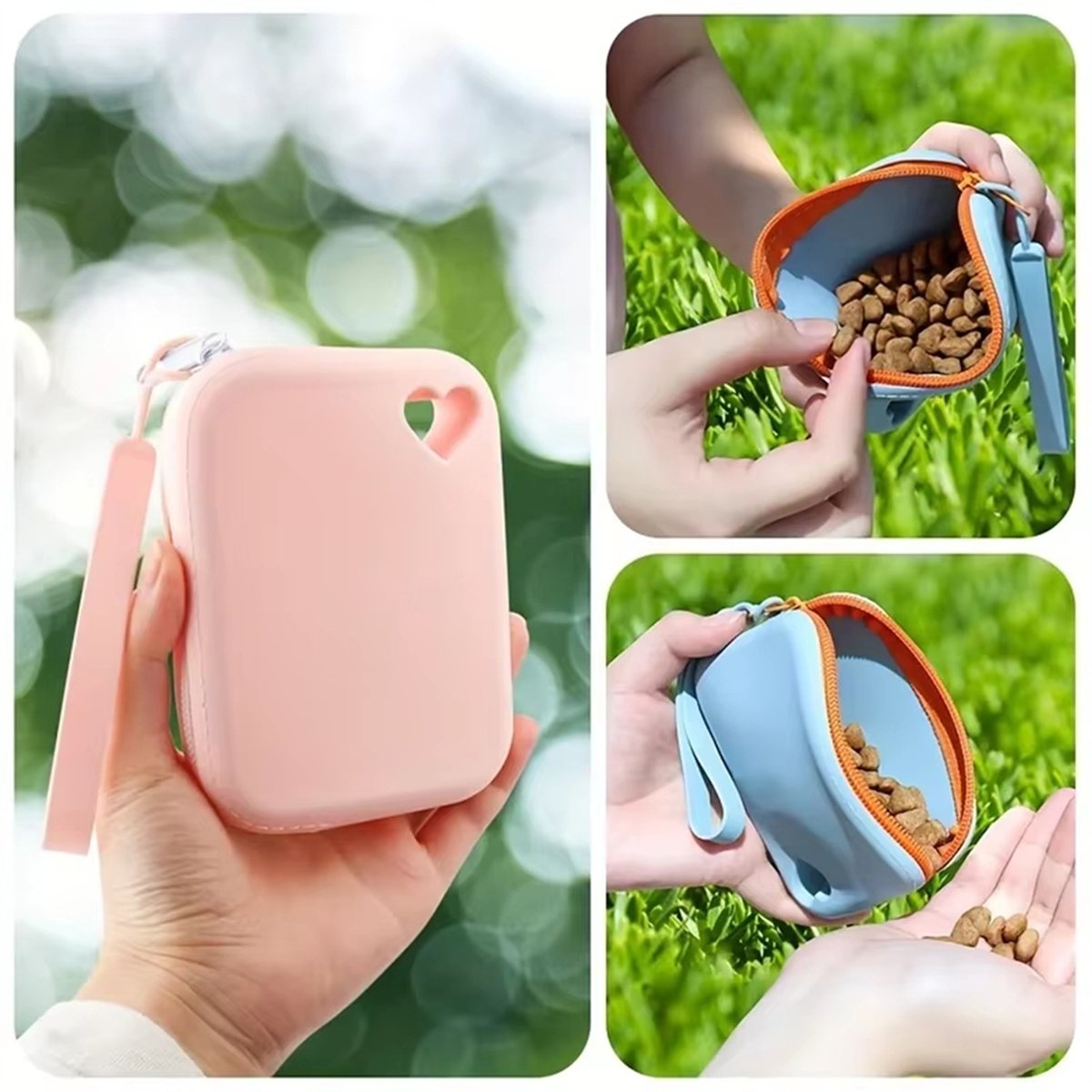 ABQR ポータブルシリコン製ドッグトリートバッグ - トレ - Outdoor Lighting Portable のレビューと価格