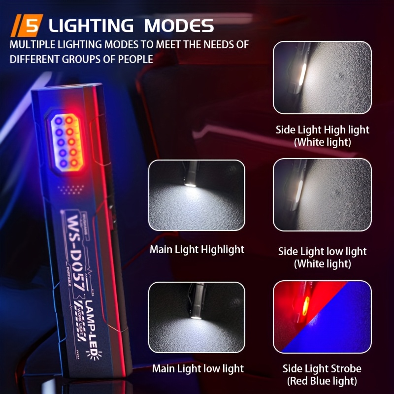 強力なミニセキュリティフラッシュ作業灯警告灯強力ライトミニポ - Outdoor Lighting Portable のレビューと価格