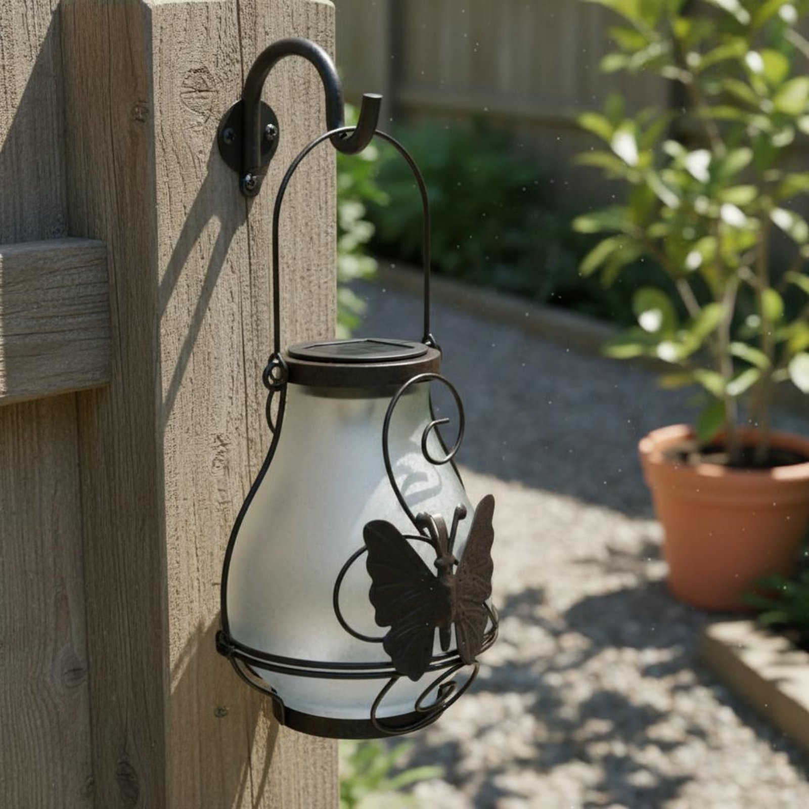 ソーラーバタフライランタン 防水バタフライソーラーランタン  - Outdoor Lighting Battery Powered のレビューと価格