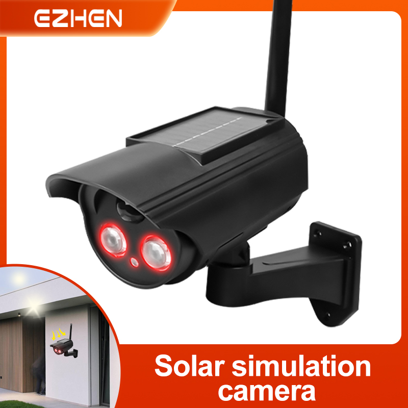 屋外ソーラーシミュレーションカメラ防水ダミーカメラホームセー - Outdoor Lighting On House のレビューと価格