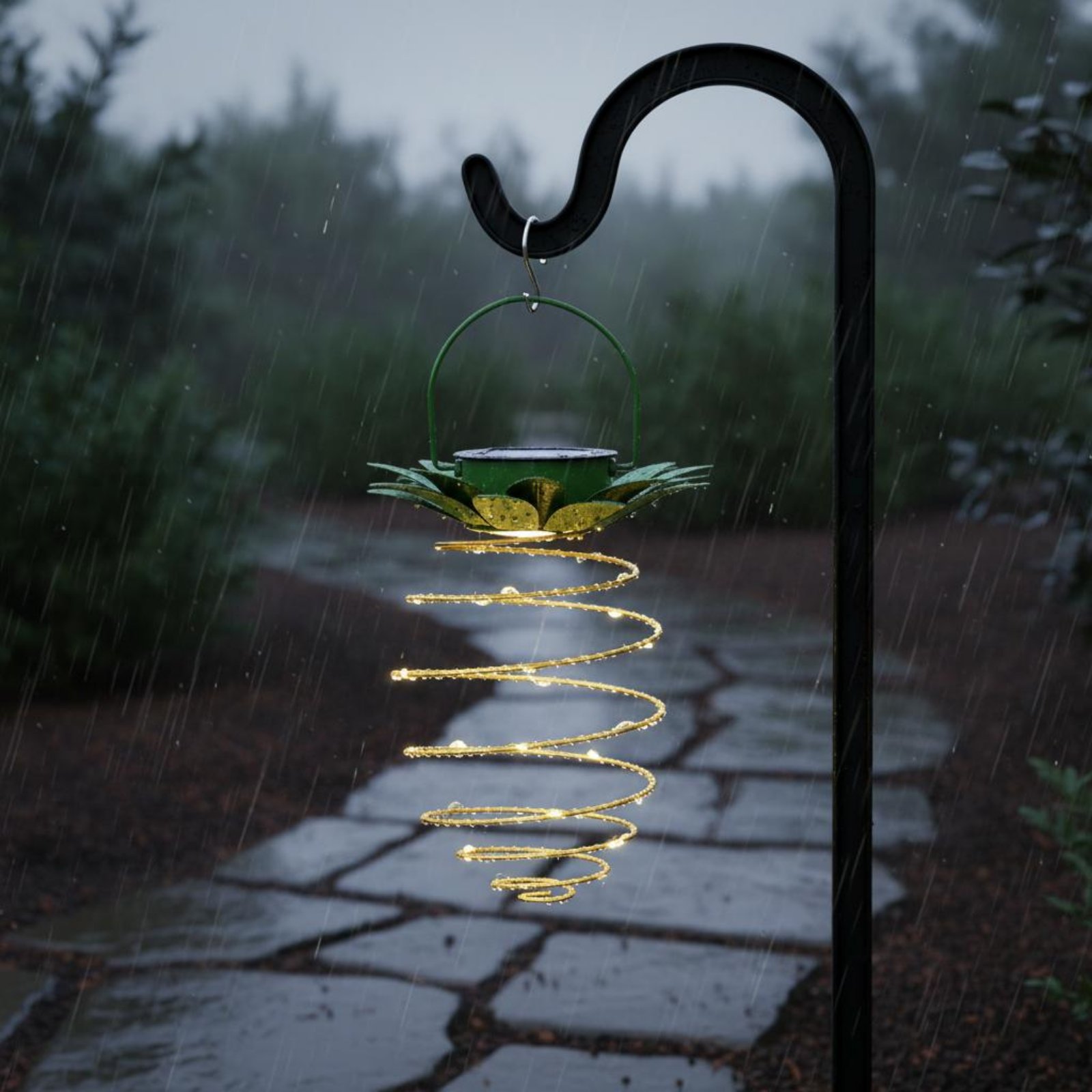 2個入り ソーラーパイナップルランプ 防水パイナップルハンギ - Outdoor Lighting Battery Powered のレビューと価格
