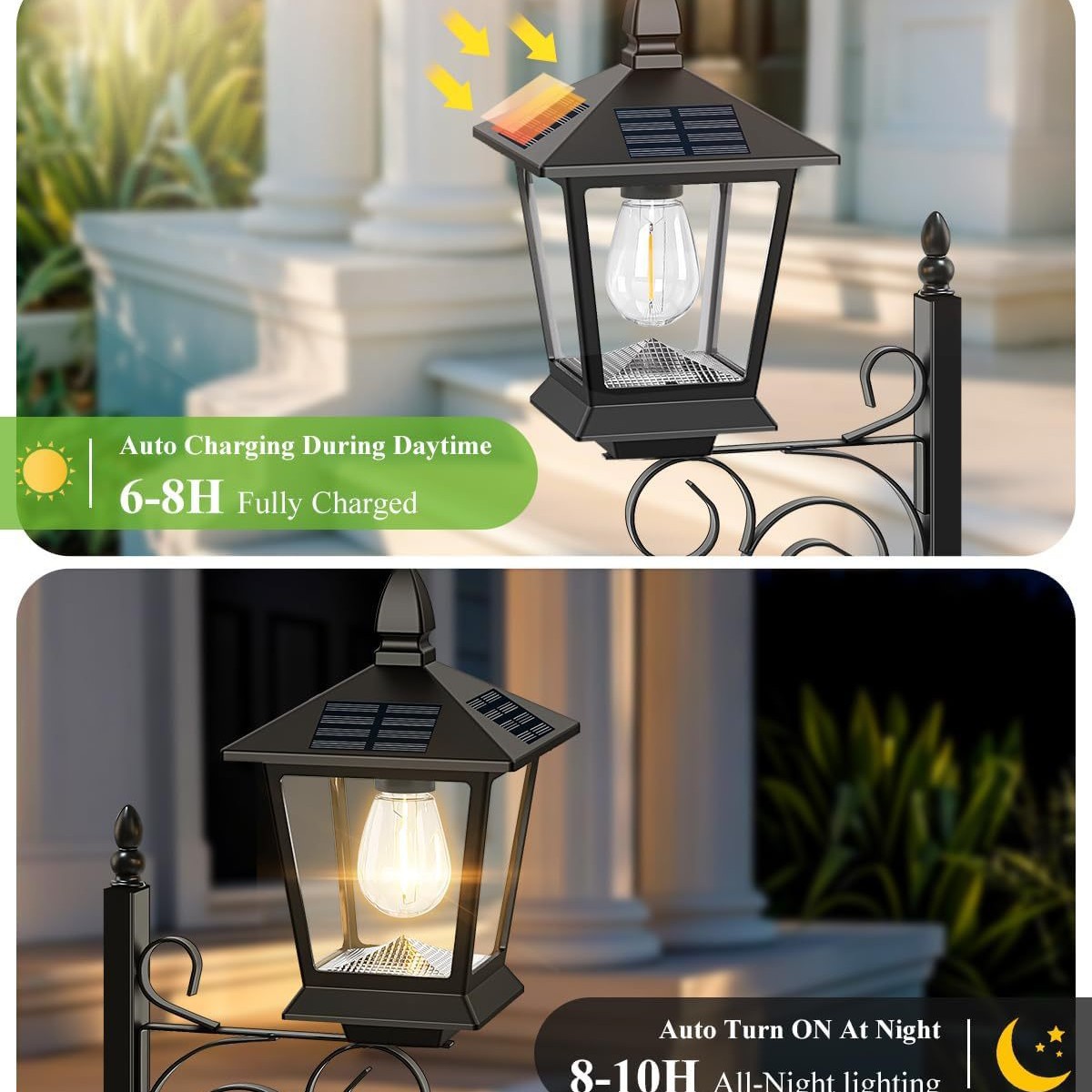 2 in 1 ソーラープランターランプ 防水 暖白色 屋外壁 - Outdoor Lighting Lamps のレビューと価格