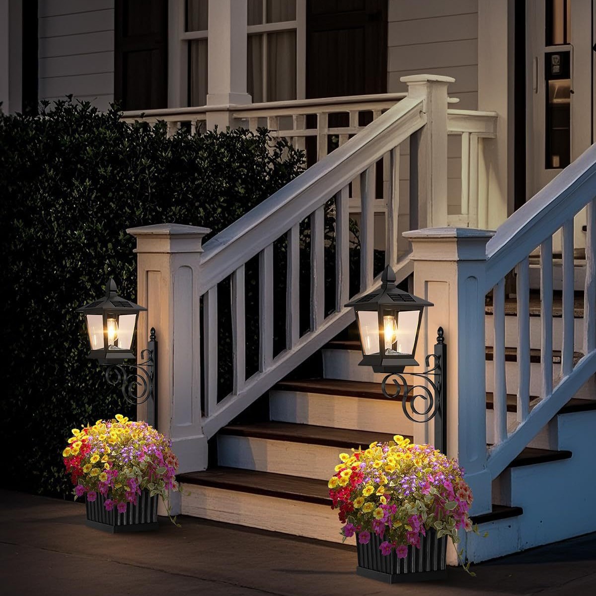 2 in 1 ソーラープランターランプ 防水 暖白色 屋外壁 - Outdoor Lighting Lamps のレビューと価格