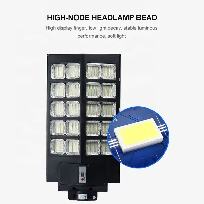 9WソーラーLED街路灯 屋外モーションセンサー 8000K - Outdoor Lighting With Motion Sensor のレビューと価格