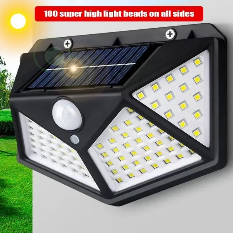 100Led 多機能ソーラーランプ屋外庭の装飾ソーラーライト - Outdoor Lighting With Motion Sensor のレビューと価格
