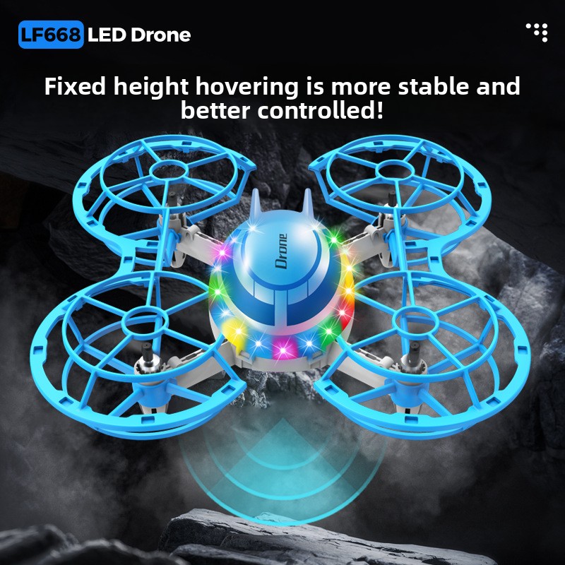 LEDライト付きミニRCドローン、4軸クアッドコプターおもち - Outdoor Lighting Battery Operated のレビューと価格