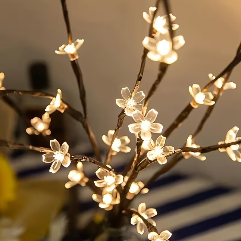 1/2PC 20LED 桜の枝ライト屋内屋外ホームデコレーシ - Outdoor Lighting Lamps のレビューと価格