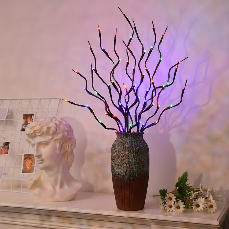 1/2PC 20LED 桜の枝ライト屋内屋外ホームデコレーシ - Outdoor Lighting Lamps のレビューと価格