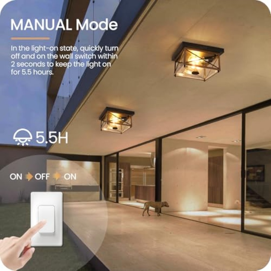 モーションセンサー付き屋外シーリングライト、屋外用フラッシュ - Outdoor Lighting With Motion Sensor のレビューと価格