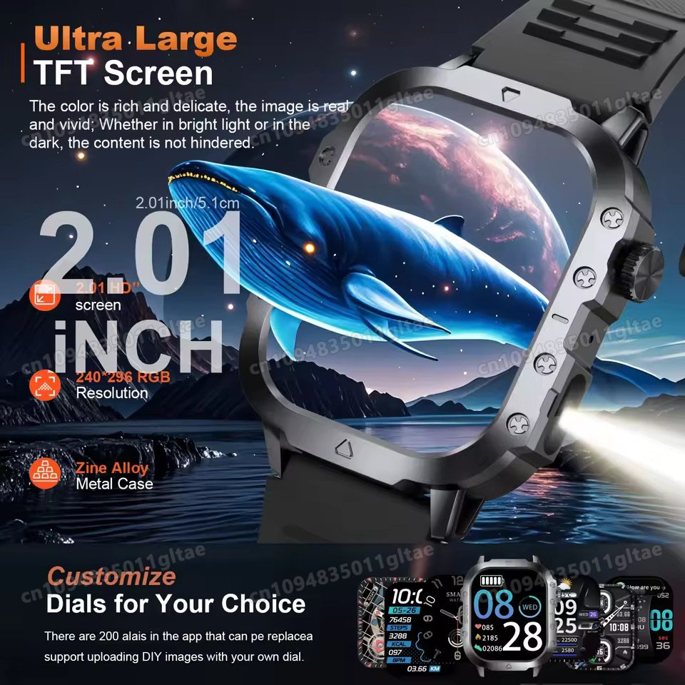 2026 グローバルハイキングスマートウォッチ 2.01イン - Outdoor Lighting Perspectives のレビューと価格