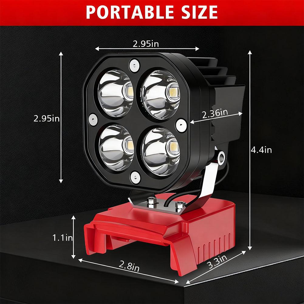 ミルウォーキー M18 18V リチウム電池 40W ポータ - Outdoor Lighting Milwaukee のレビューと価格