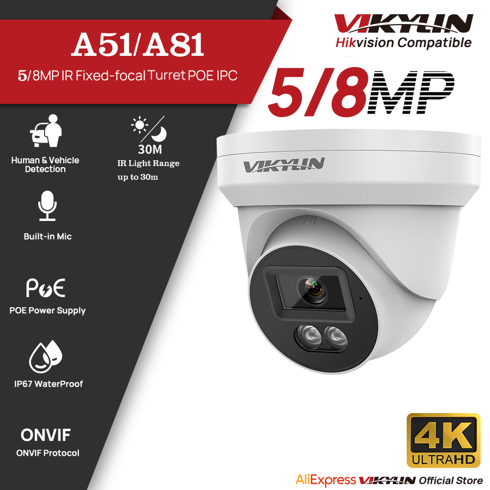 VIKYLIN 5/8MP HD IP セキュリティカメラ  - Outdoor Lighting Mains Powered のレビューと価格