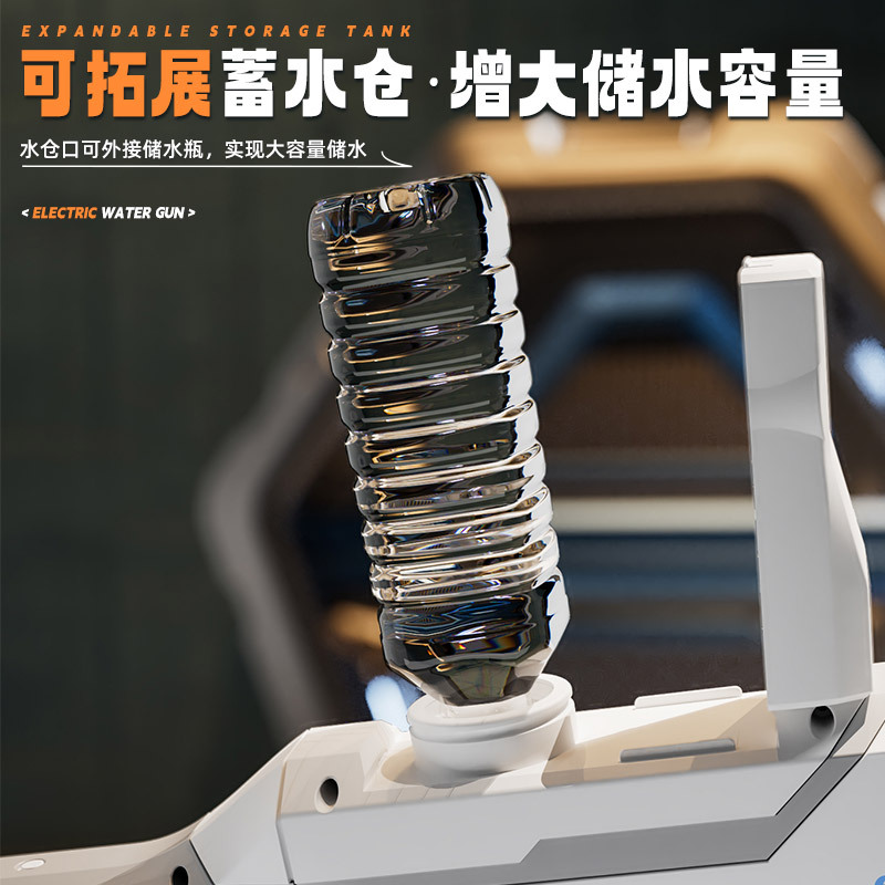 電動高圧ウォーターガン 大容量 LEDライト付き 自動吸水  - Outdoor Lighting Battery Operated のレビューと価格