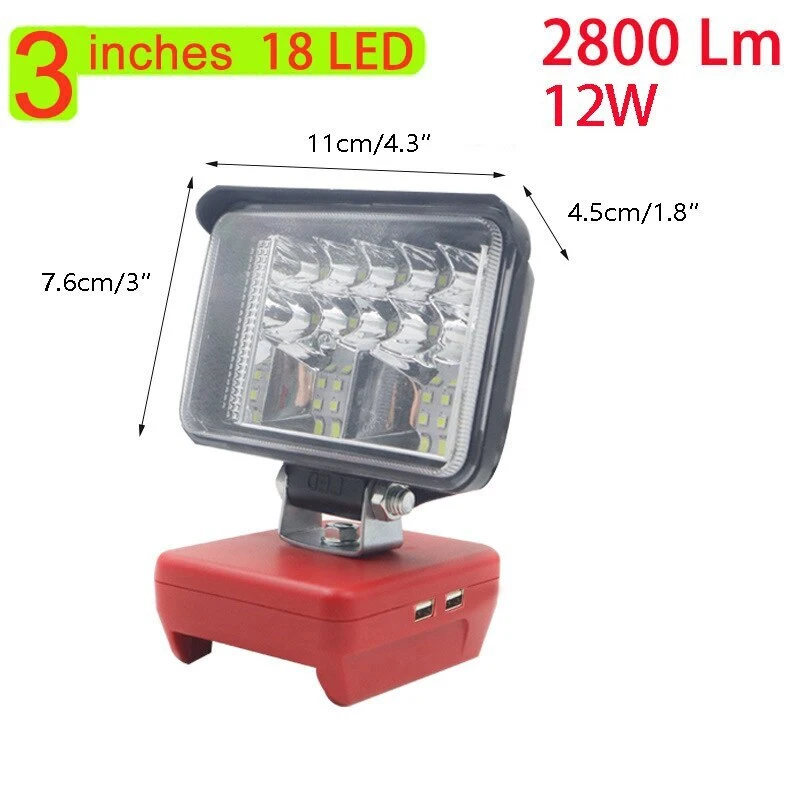 Zwincky-USB付きポータブルLEDワークライト,屋外 - Outdoor Lighting Milwaukee のレビューと価格
