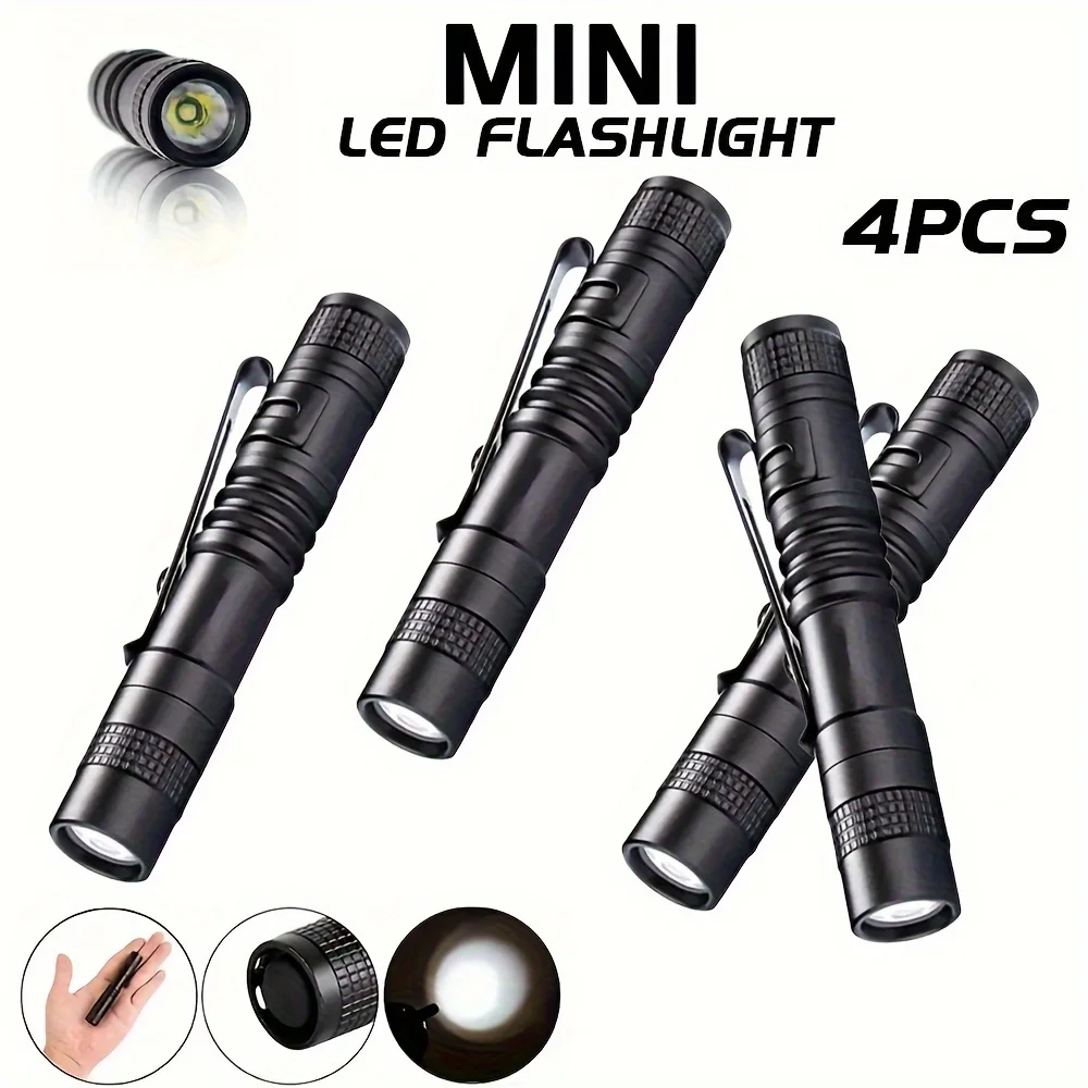 1-4 個ミニポータブル LED ペンライトポケット超高輝度 - Outdoor Lighting Replacement Bulbs のレビューと価格