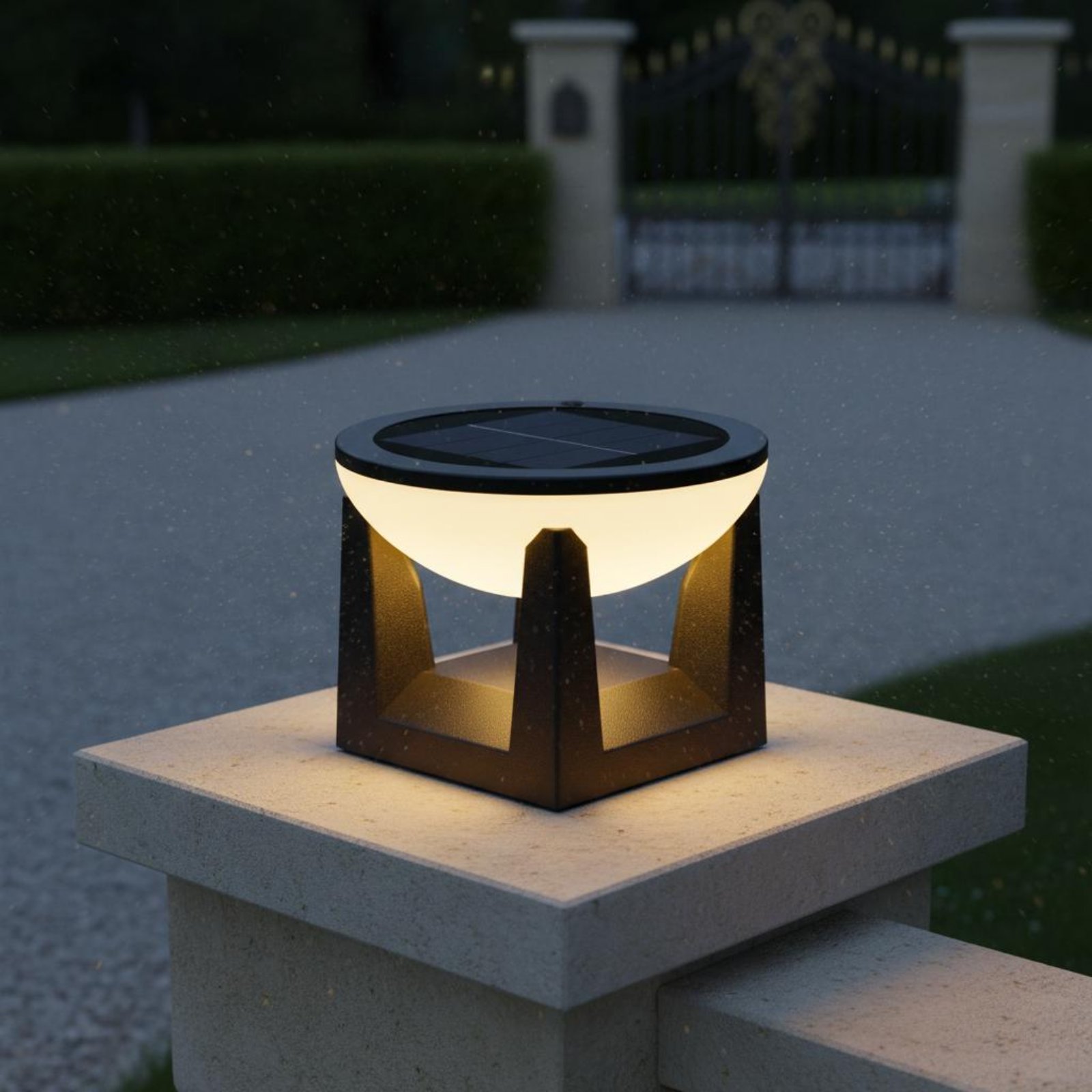 ソーラーポストライト 簡単設置 ソーラーピラーライト 防水ガ - Outdoor Lighting Traditional のレビューと価格