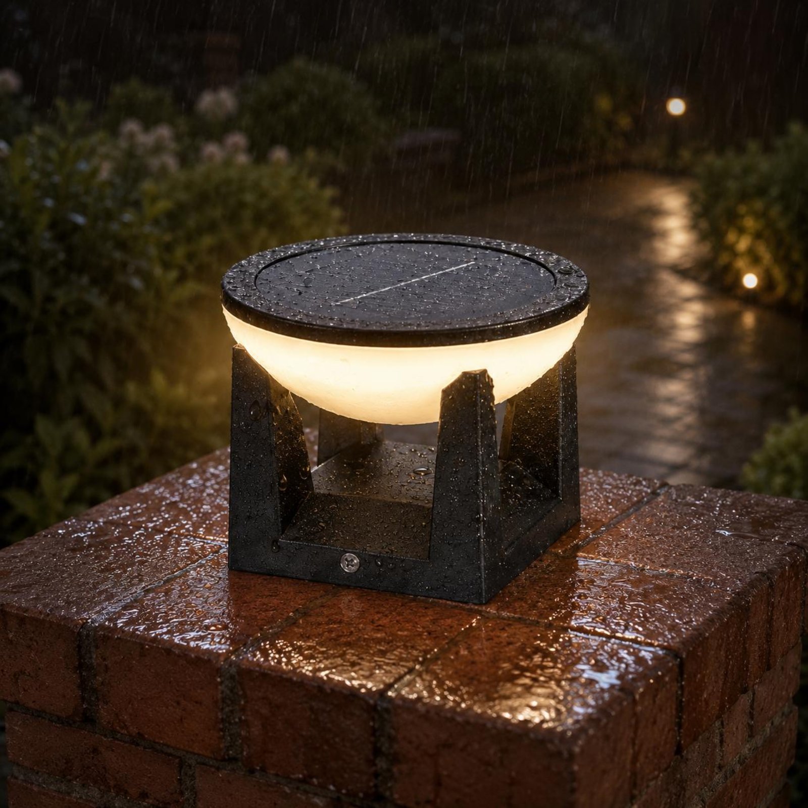 ソーラーポストライト 簡単設置 ソーラーピラーライト 防水ガ - Outdoor Lighting Traditional のレビューと価格