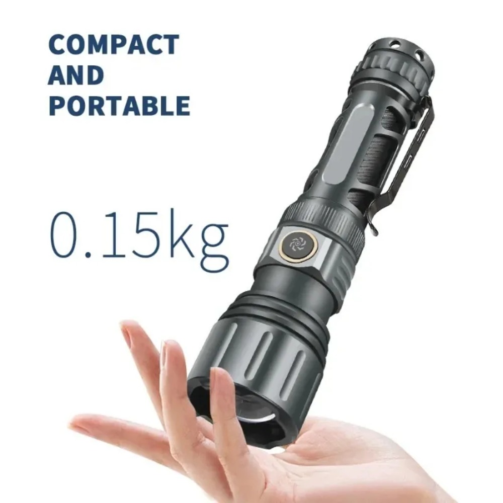 超高輝度懐中電灯ポータブル充電式 LED ランプ戦術的なキャ - Outdoor Lighting Portable のレビューと価格