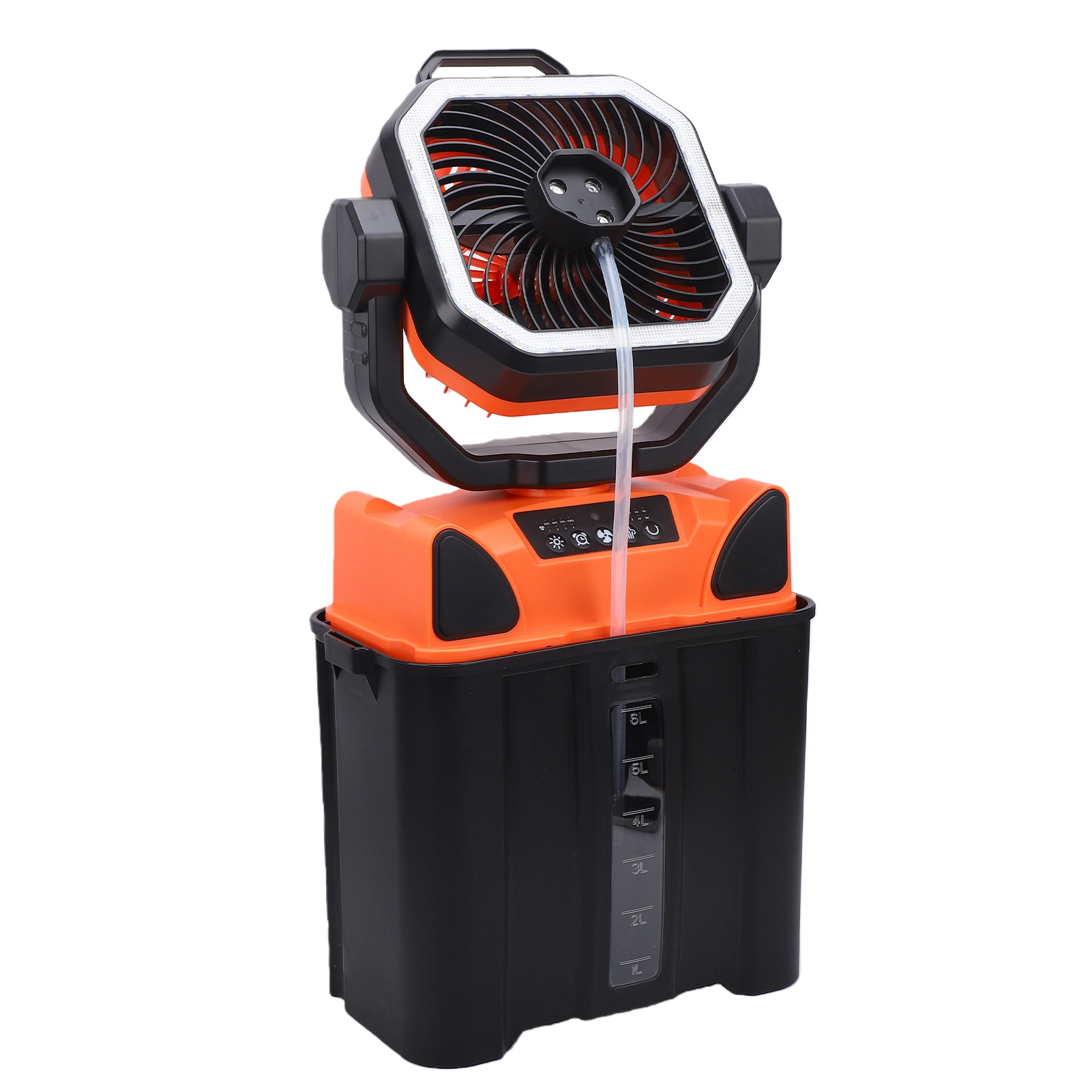 充電式キャンプファン、6Lバケツ、LEDライト、リモコン付き - Outdoor Lighting Battery Powered のレビューと価格